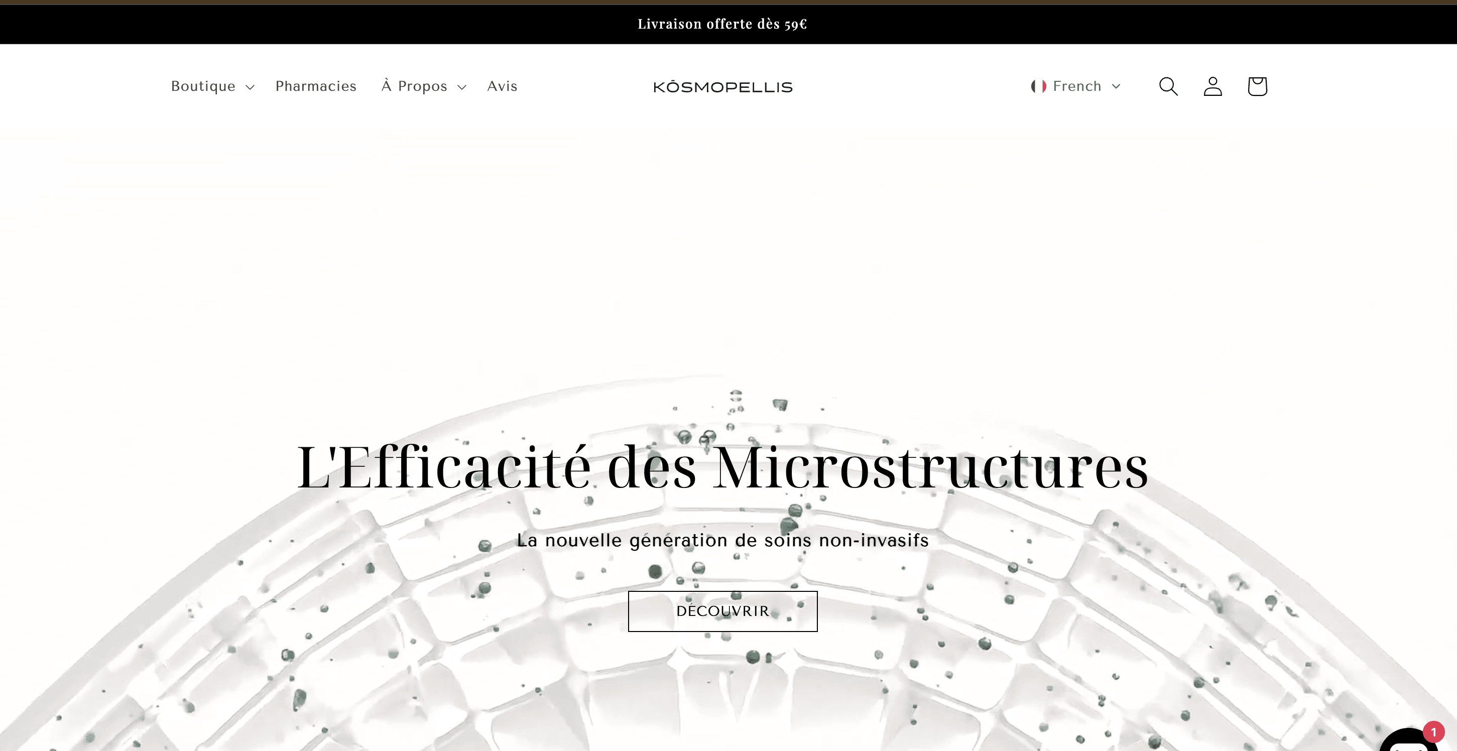 Projet Shopify Kosmopellis