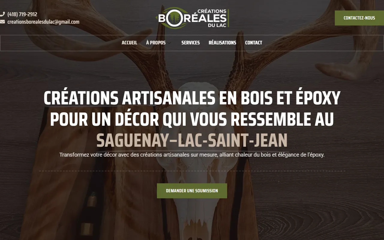 Preview Créations Boréales du Lac